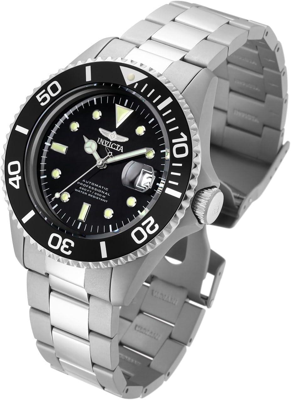 image:imageInvicta Mens 0420 Pro Diver Automatic Black Dial Titanium Watch