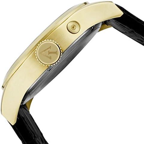 image:imageInvicta Mens 0764 IForce Stainless Steel Watch with Black Leather Band10491