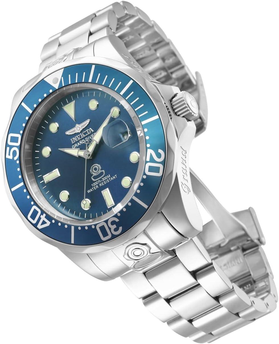 image:imageInvicta Mens 16036 Pro Diver Analog Display Automatic Self Wind Silver Watch