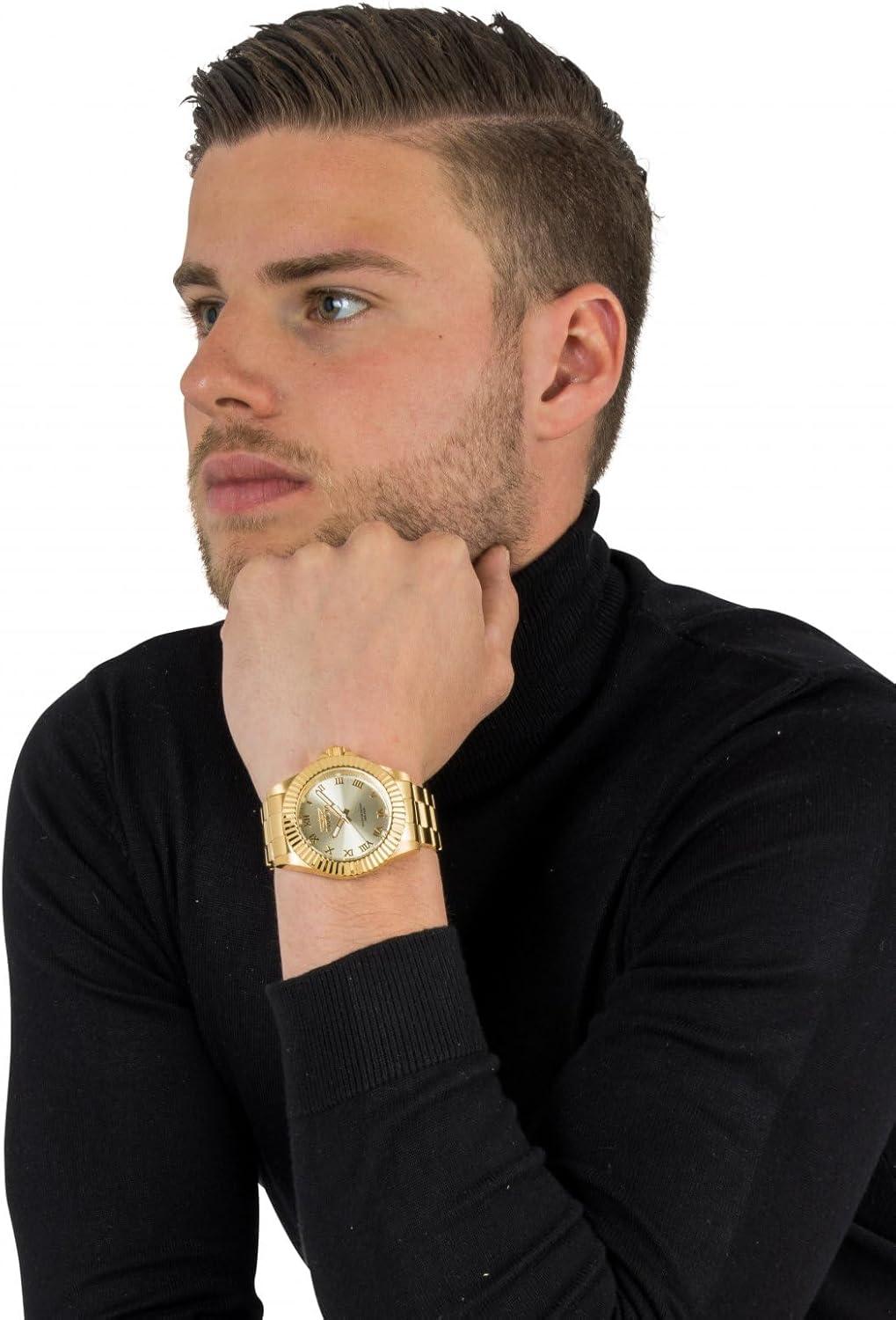 image:imageInvicta Mens 16739 Pro Diver Analog Display Swiss Quartz Gold Watch