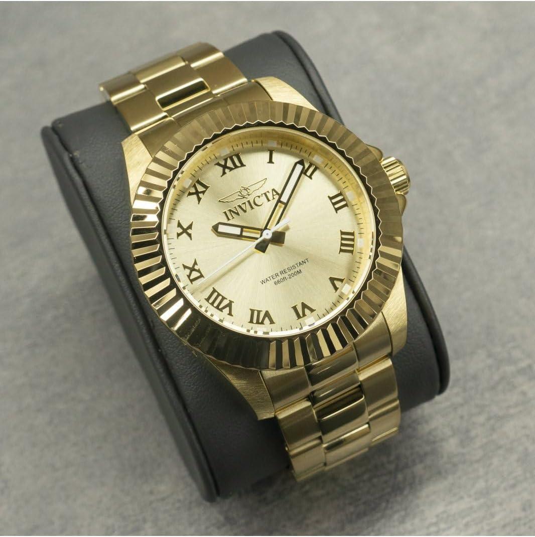 image:imageInvicta Mens 16739 Pro Diver Analog Display Swiss Quartz Gold Watch