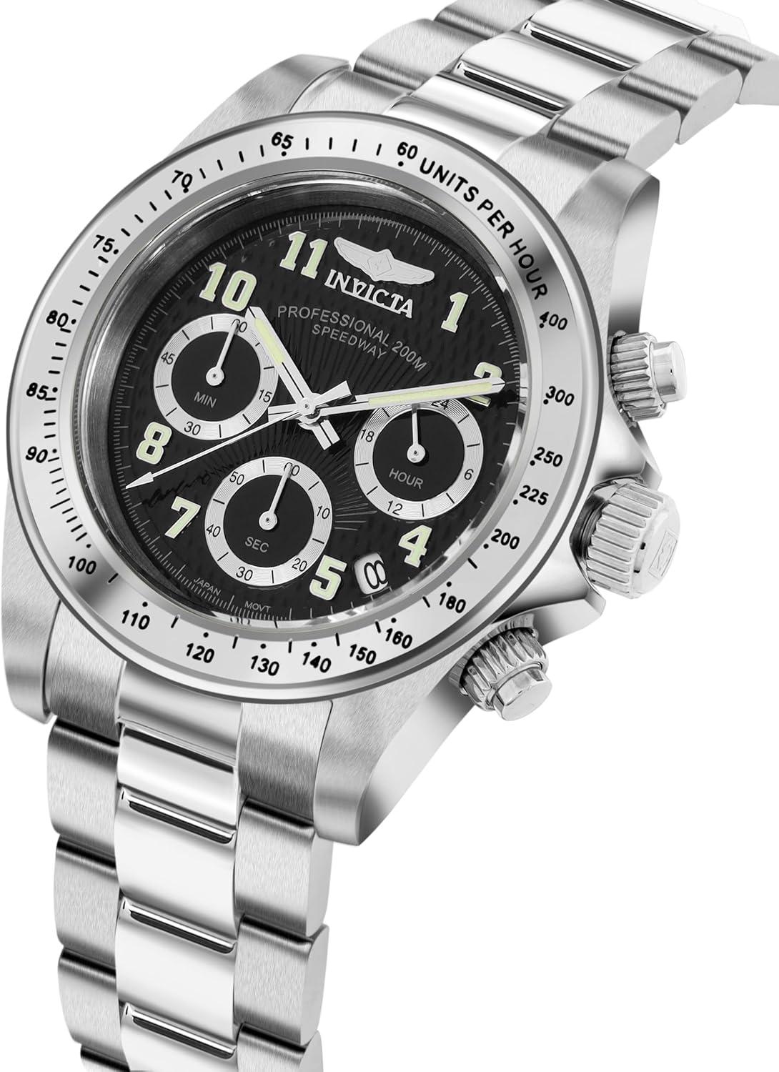 image:imageInvicta Mens 17025 Speedway Analog Display Japanese Quartz Silver Watch