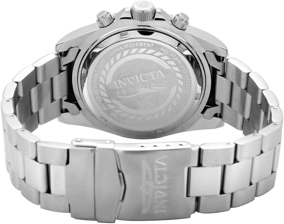 image:imageInvicta Mens 1768 Pro Diver Collection Stainless Steel Watch with Black Dial1768