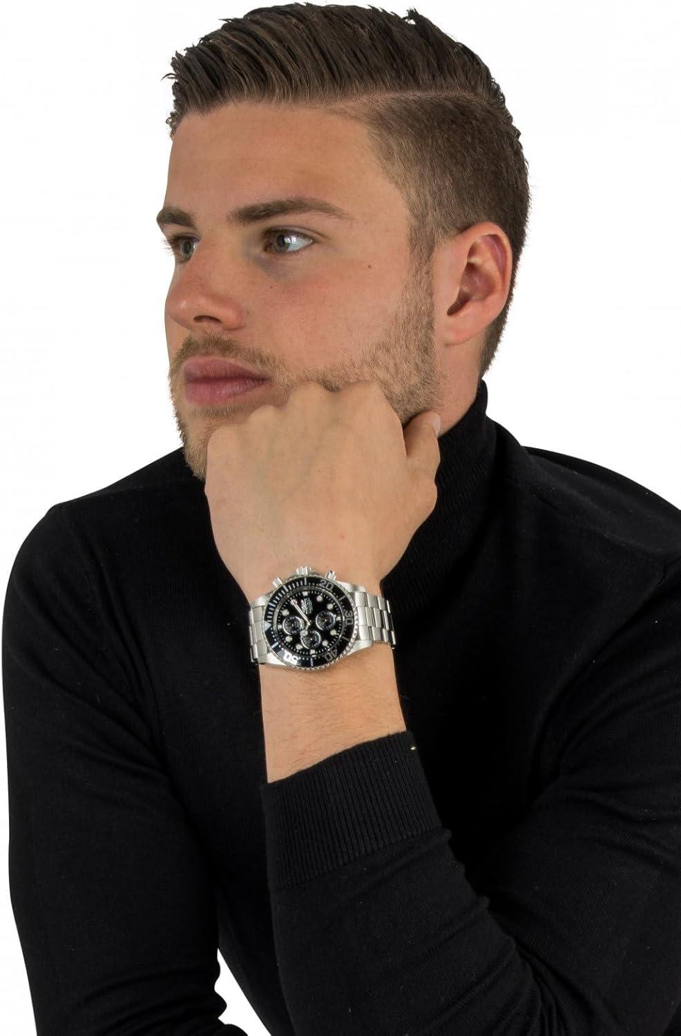 image:imageInvicta Mens 1768 Pro Diver Collection Stainless Steel Watch with Black Dial1768
