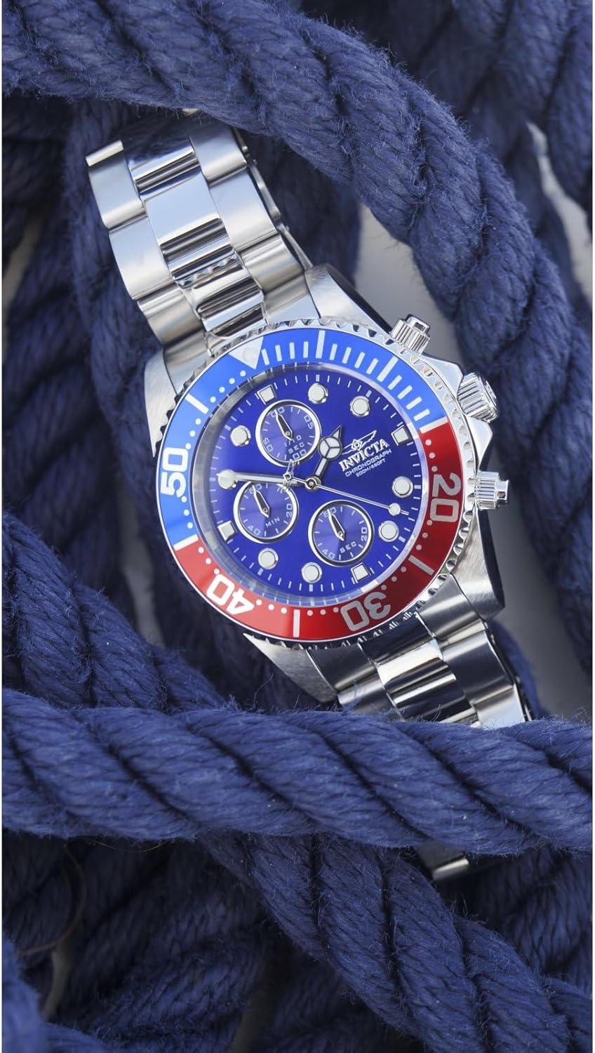image:imageInvicta Mens 1768 Pro Diver Collection Stainless Steel Watch with Black Dial1771
