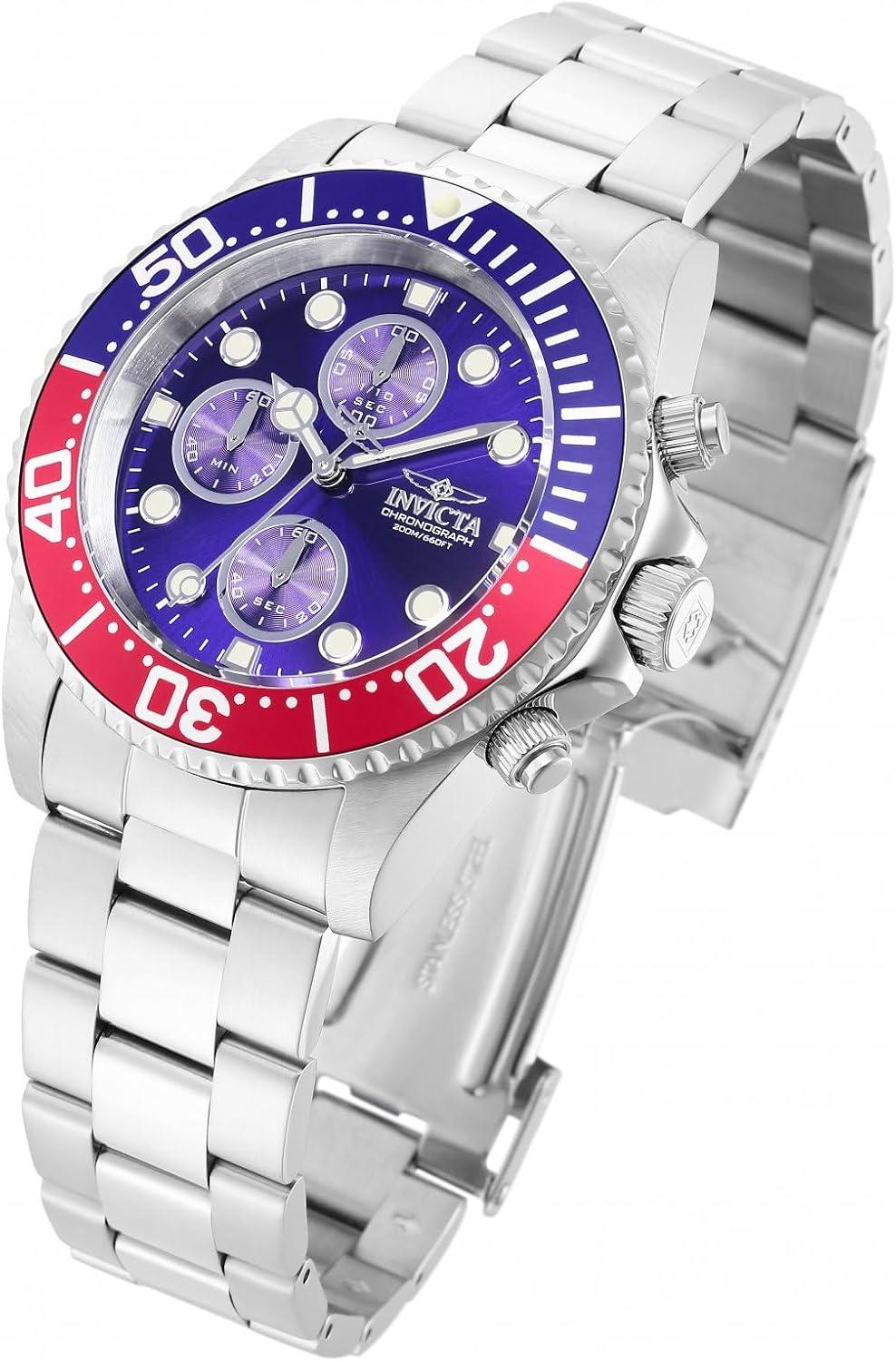 image:imageInvicta Mens 1768 Pro Diver Collection Stainless Steel Watch with Black Dial1771