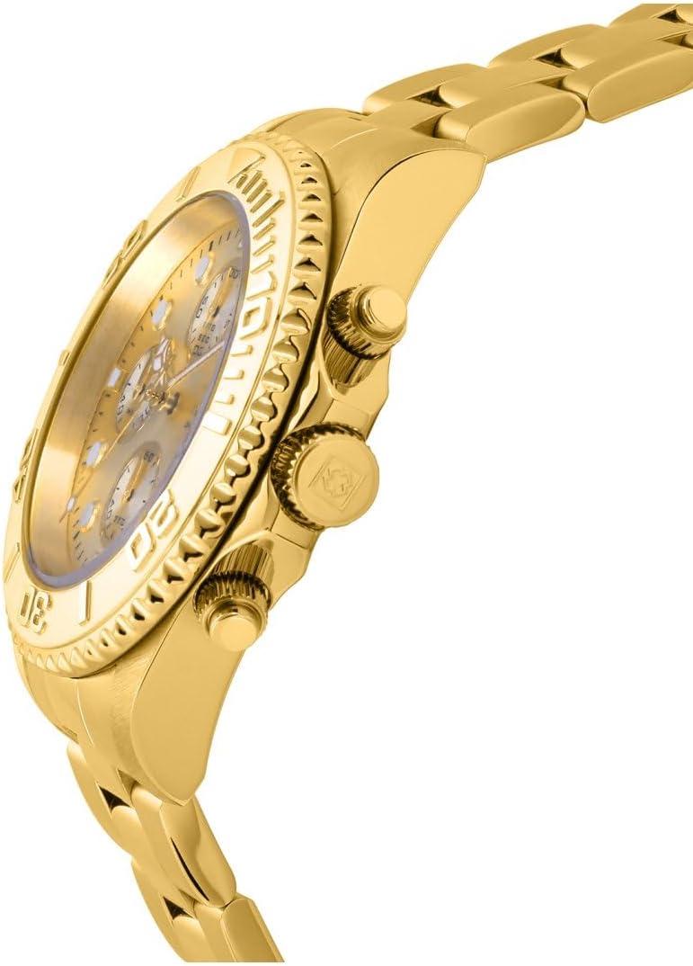 image:imageInvicta Mens 19157 Pro Diver Analog Display Japanese Quartz Gold WatchDiver Quartz Movement