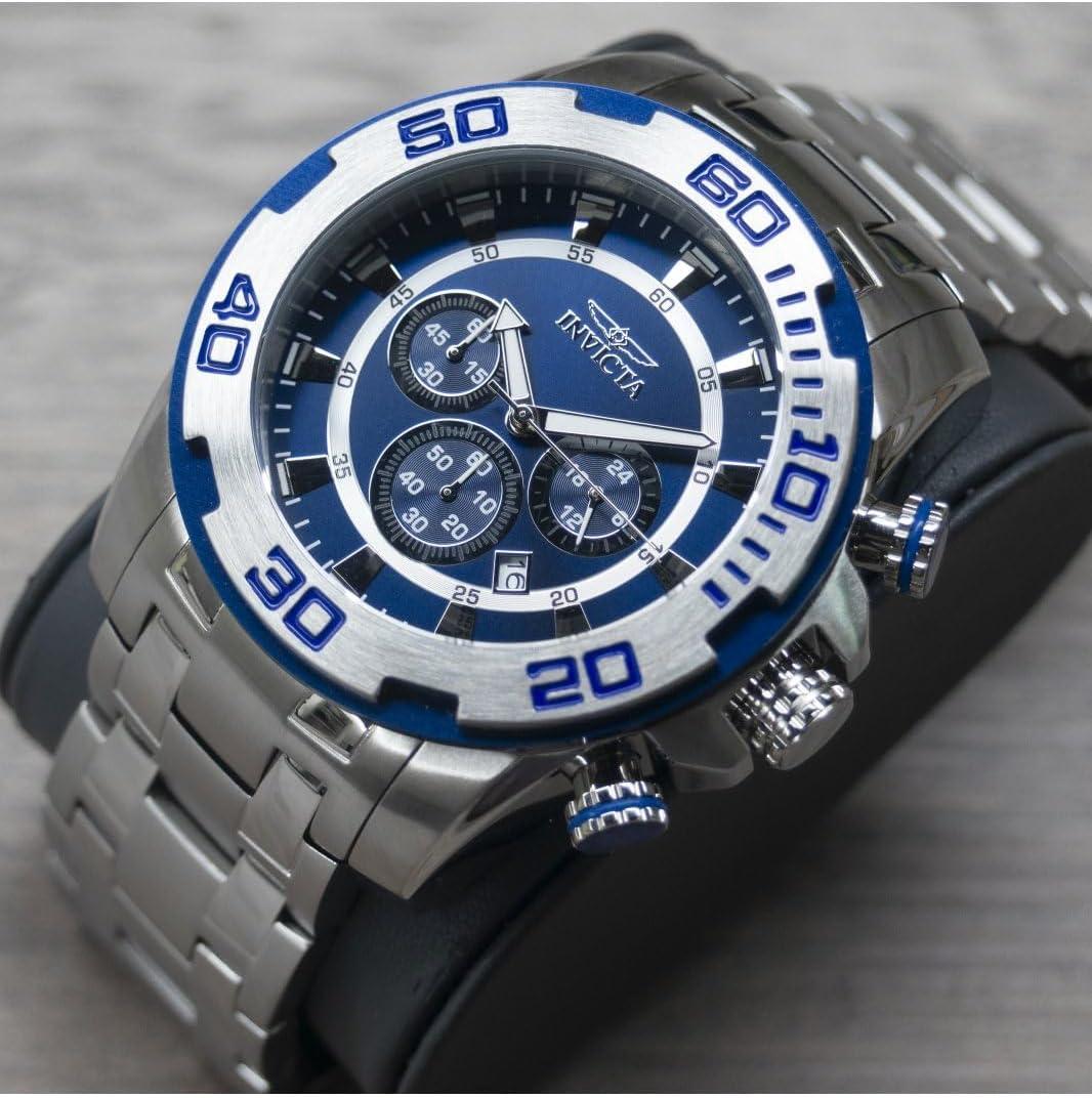 image:imageInvicta Mens 22317 Pro Diver Analog Display Quartz Silver Watch22319