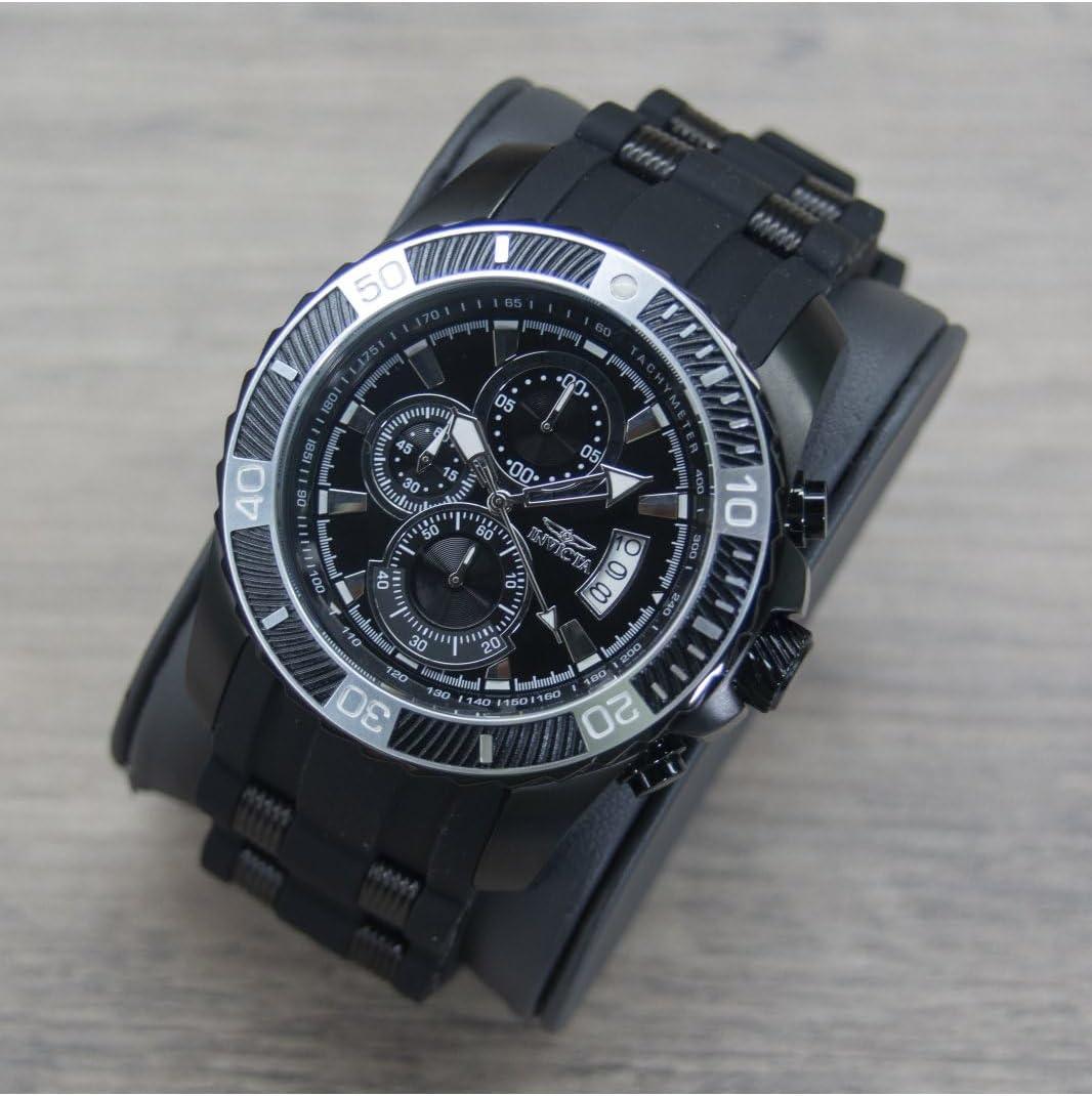 image:imageInvicta Mens 22433 Pro Diver Analog Display Quartz Black Watch