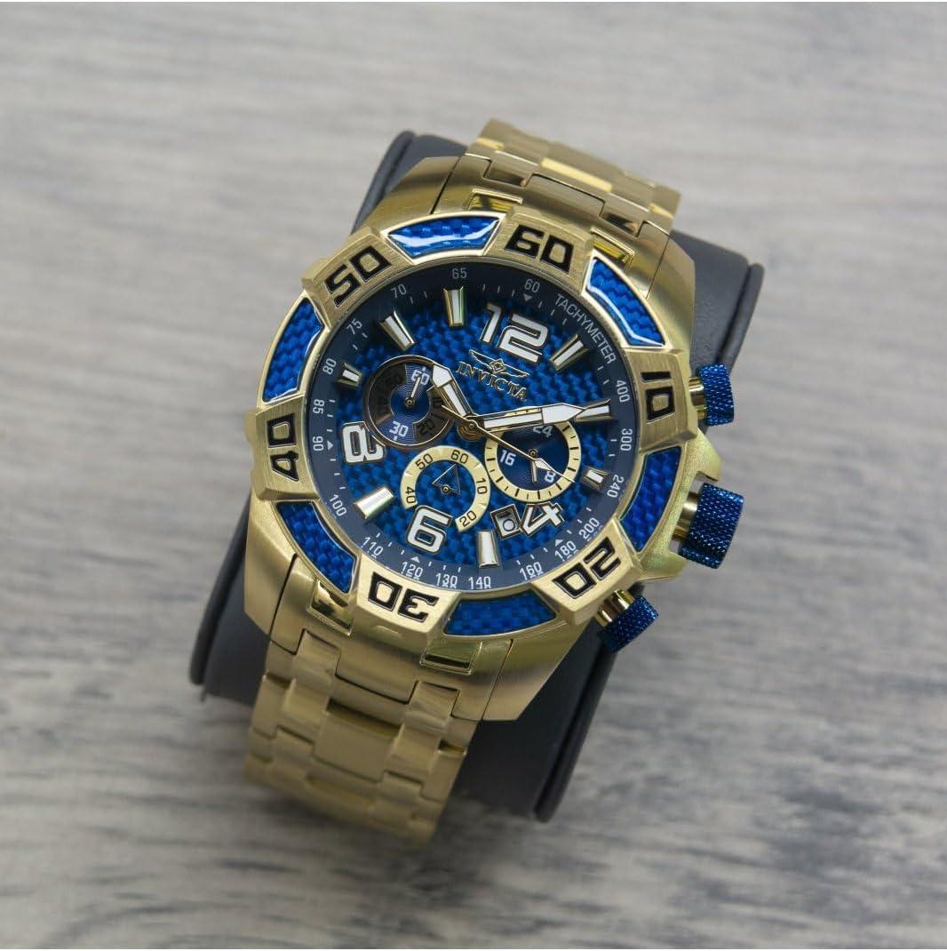 image:imageInvicta Mens 25852 Pro Diver Analog Display Quartz Gold Watch25852