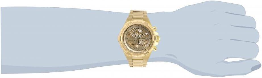 image:imageInvicta Mens 28122 Aviator Analog Display Quartz Gold Watch