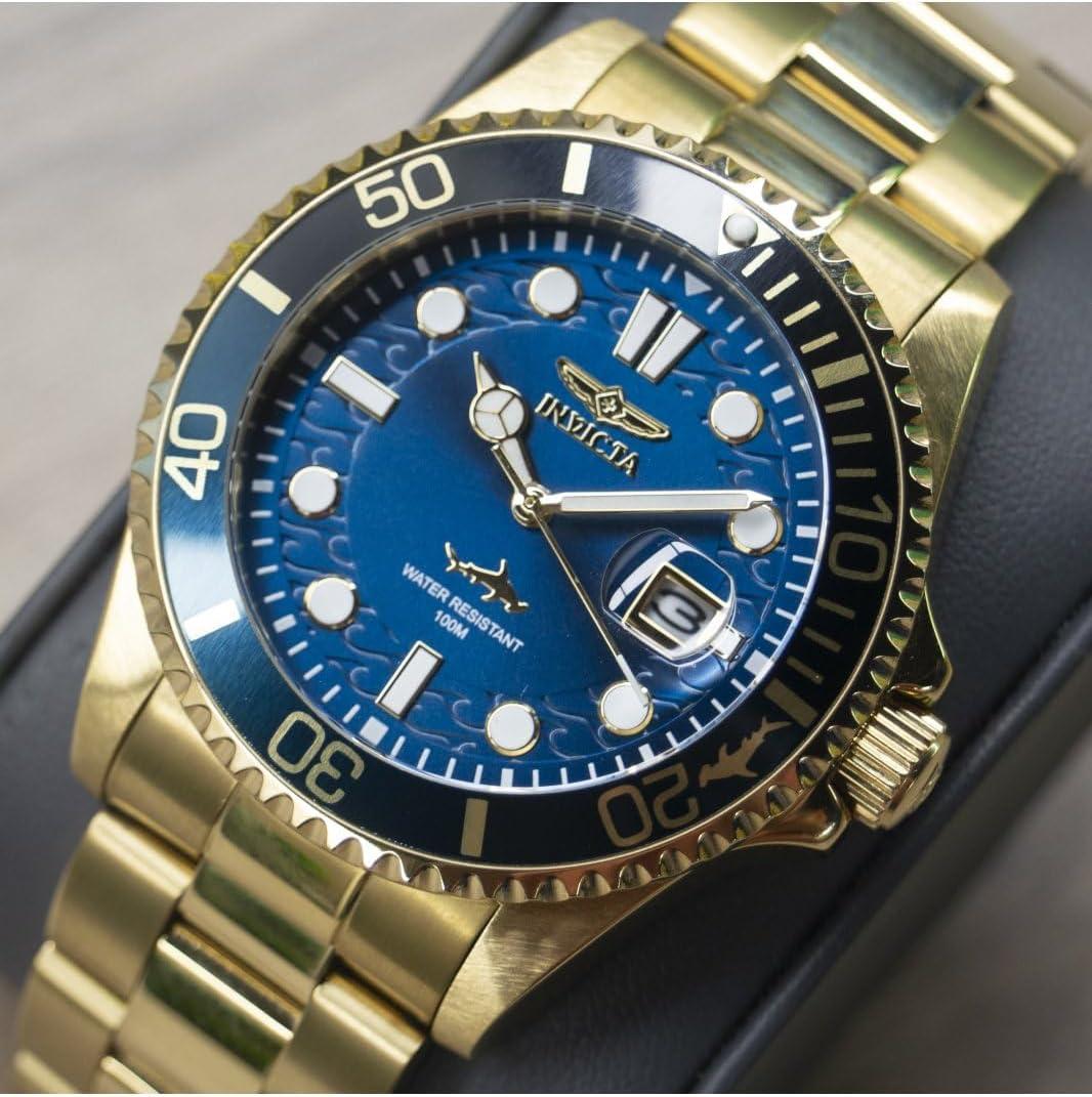 image:imageInvicta Mens 30810 Pro Diver Quartz Multifunction Blue Dial Watch