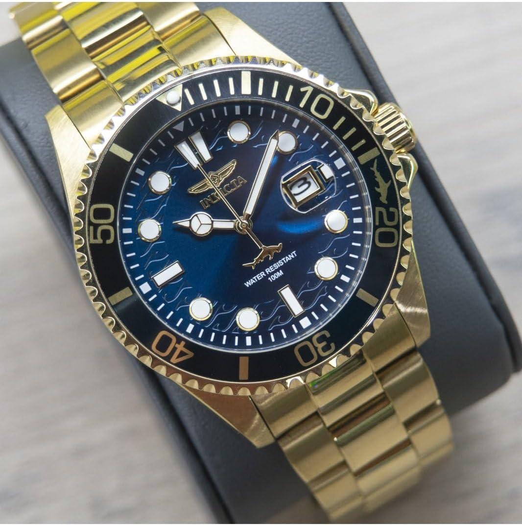 image:imageInvicta Mens 30810 Pro Diver Quartz Multifunction Blue Dial Watch