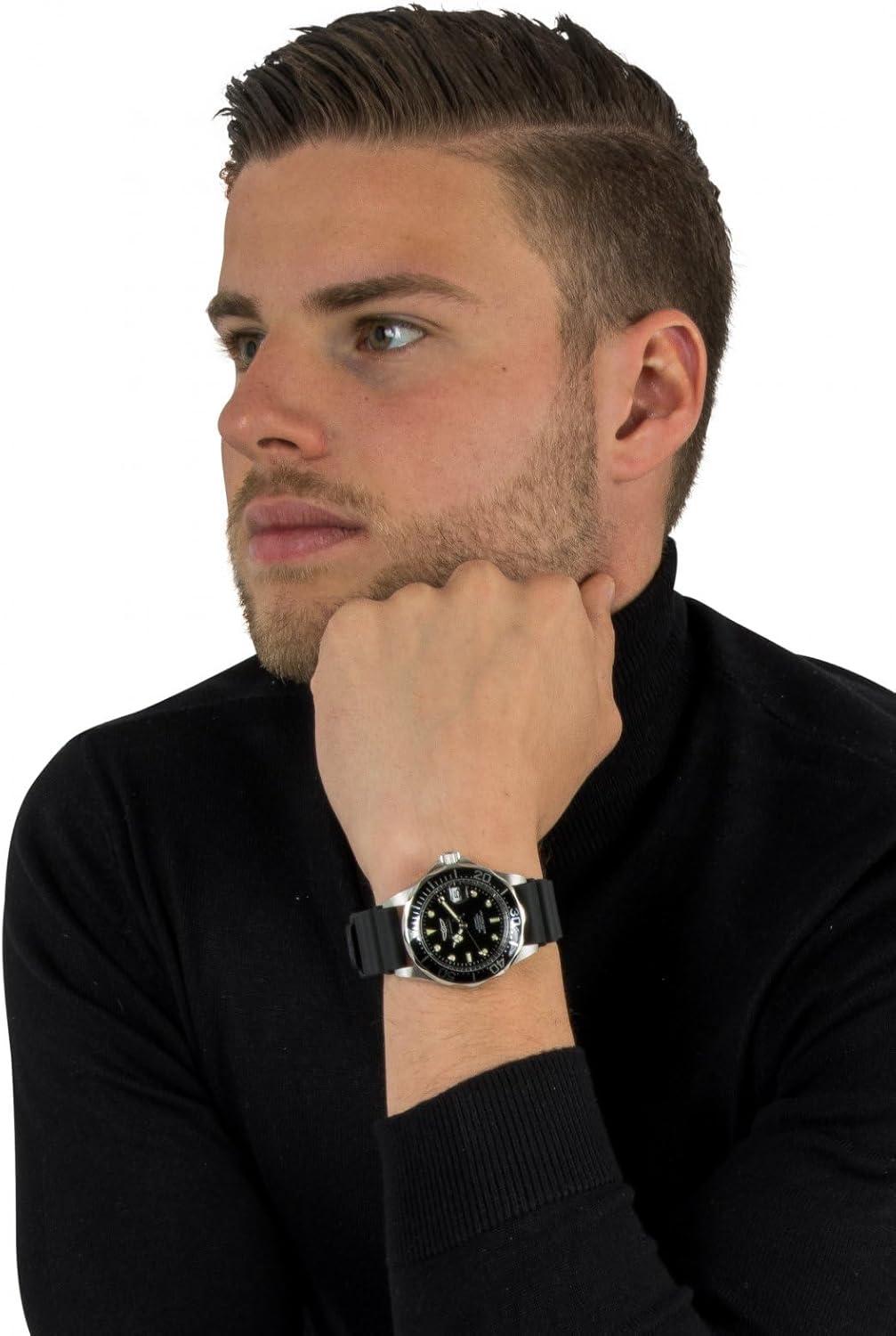 image:imageInvicta Mens Pro Diver Automatic Watch with Polyurethane Strap Black Model 9110