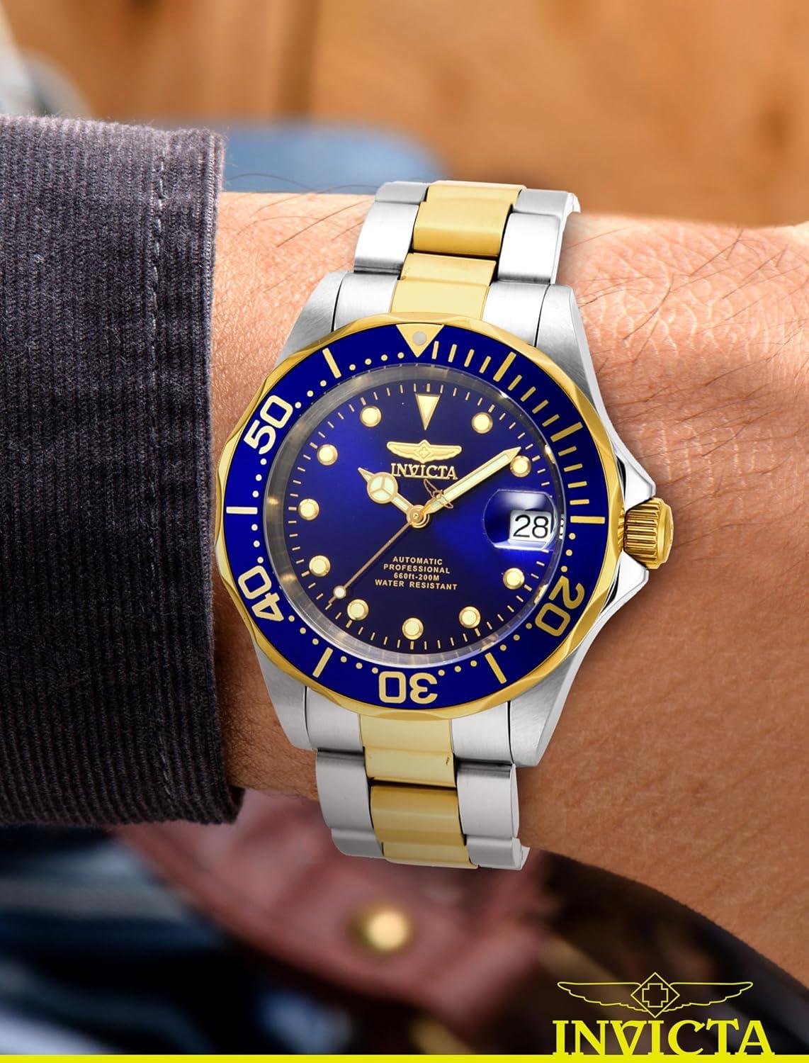 image:imageInvicta Mens Pro Diver Collection Automatic WatchGold Stainless Steel