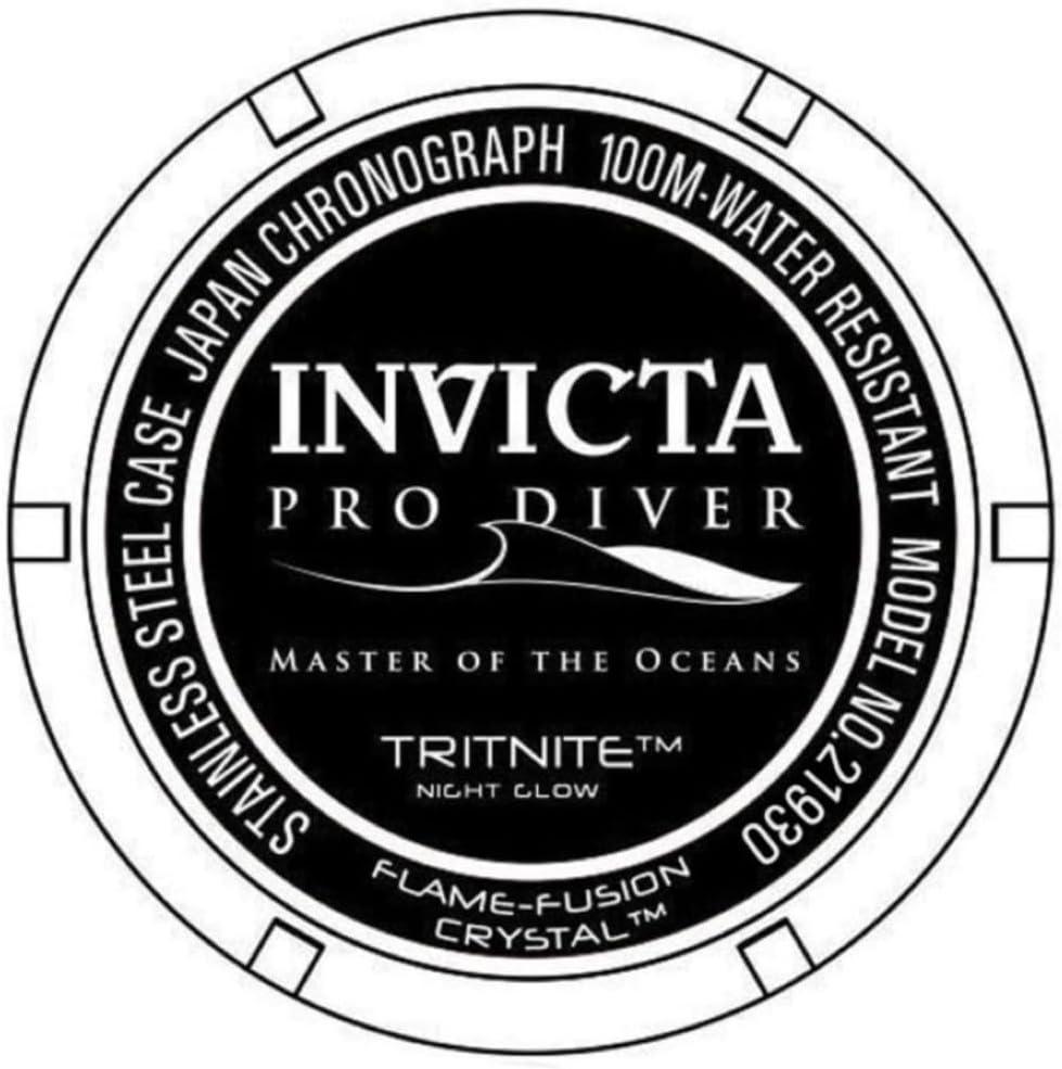image:imageInvicta Mens Pro Diver Quartz Stainless Steel and Silicone WatchBlack