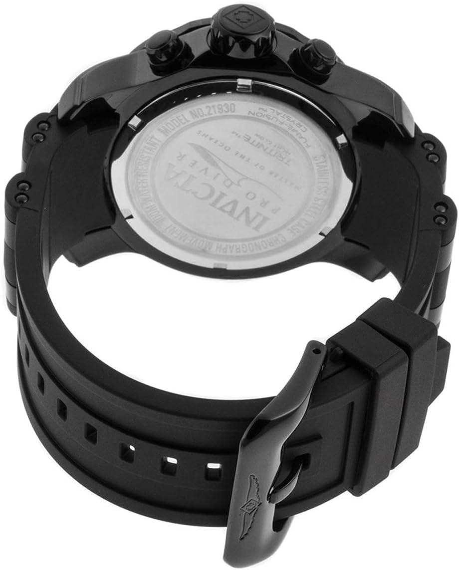 image:imageInvicta Mens Pro Diver Quartz Stainless Steel and Silicone WatchBlack
