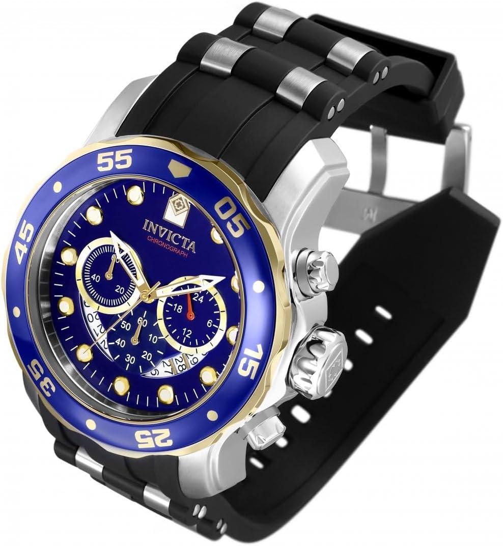 image:imageInvicta Mens Pro Diver Quartz Stainless Steel and Silicone WatchStainless Steel