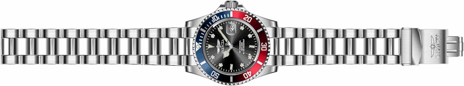 image:imageInvicta Pro Diver Men 40mm Stainless Steel Steel Black dial PC32 Quartz