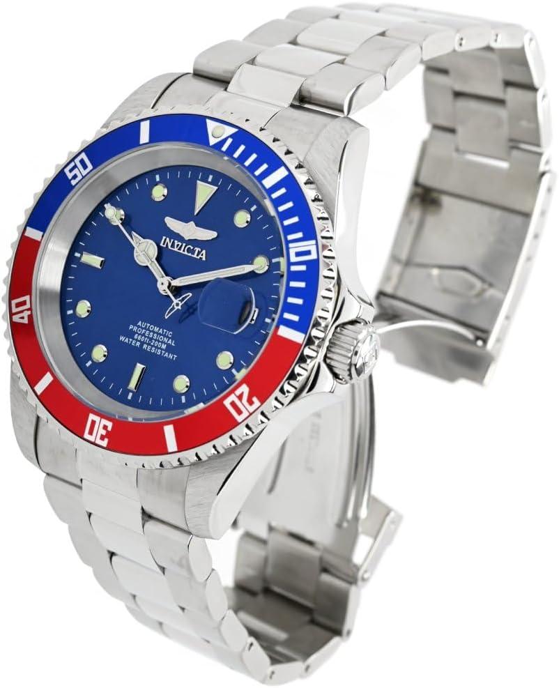 image:imageInvicta Pro Diver Stainless Steel Mens Automatic Watch 43mmRed Blue