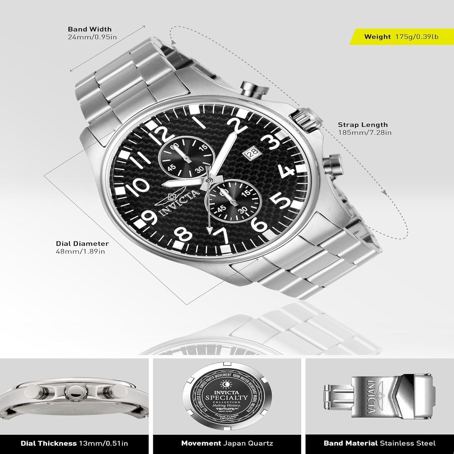 image:imageInvicta Specialty 0379 Mens Quartz Watch 48 mmQuartz Watch