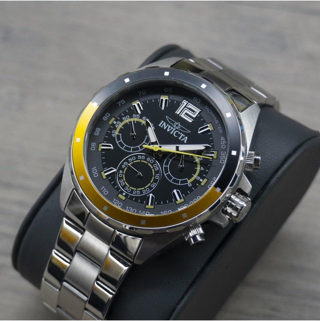 image:imageInvicta Speedway Chronograph GMT Quartz Black Dial Mens Watch 49365