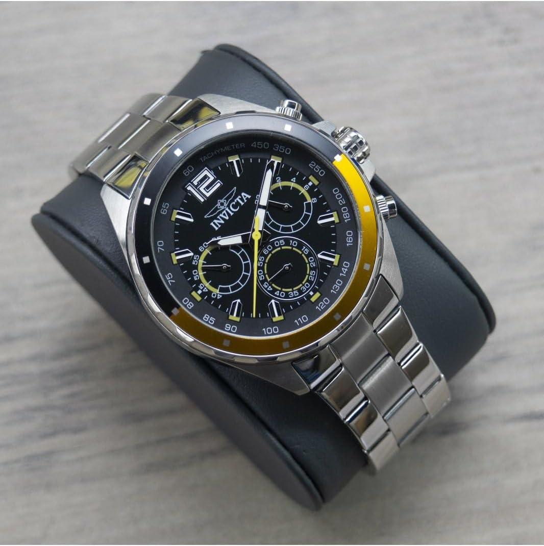 image:imageInvicta Speedway Chronograph GMT Quartz Black Dial Mens Watch 49365