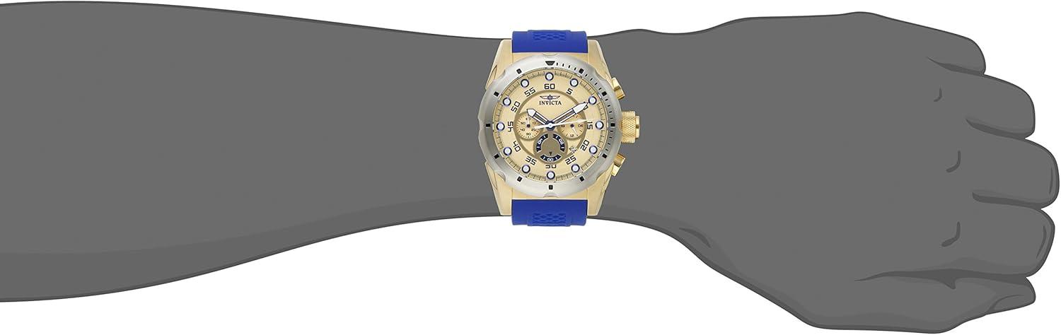 image:imageInvicta Speedway Stainless Steel Mens Quartz Watch 50mmGold Stainless Steel