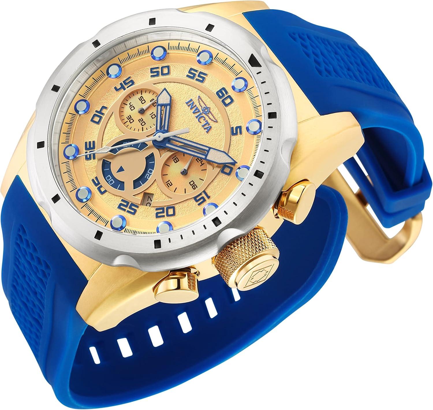 image:imageInvicta Speedway Stainless Steel Mens Quartz Watch 50mmGold Stainless Steel