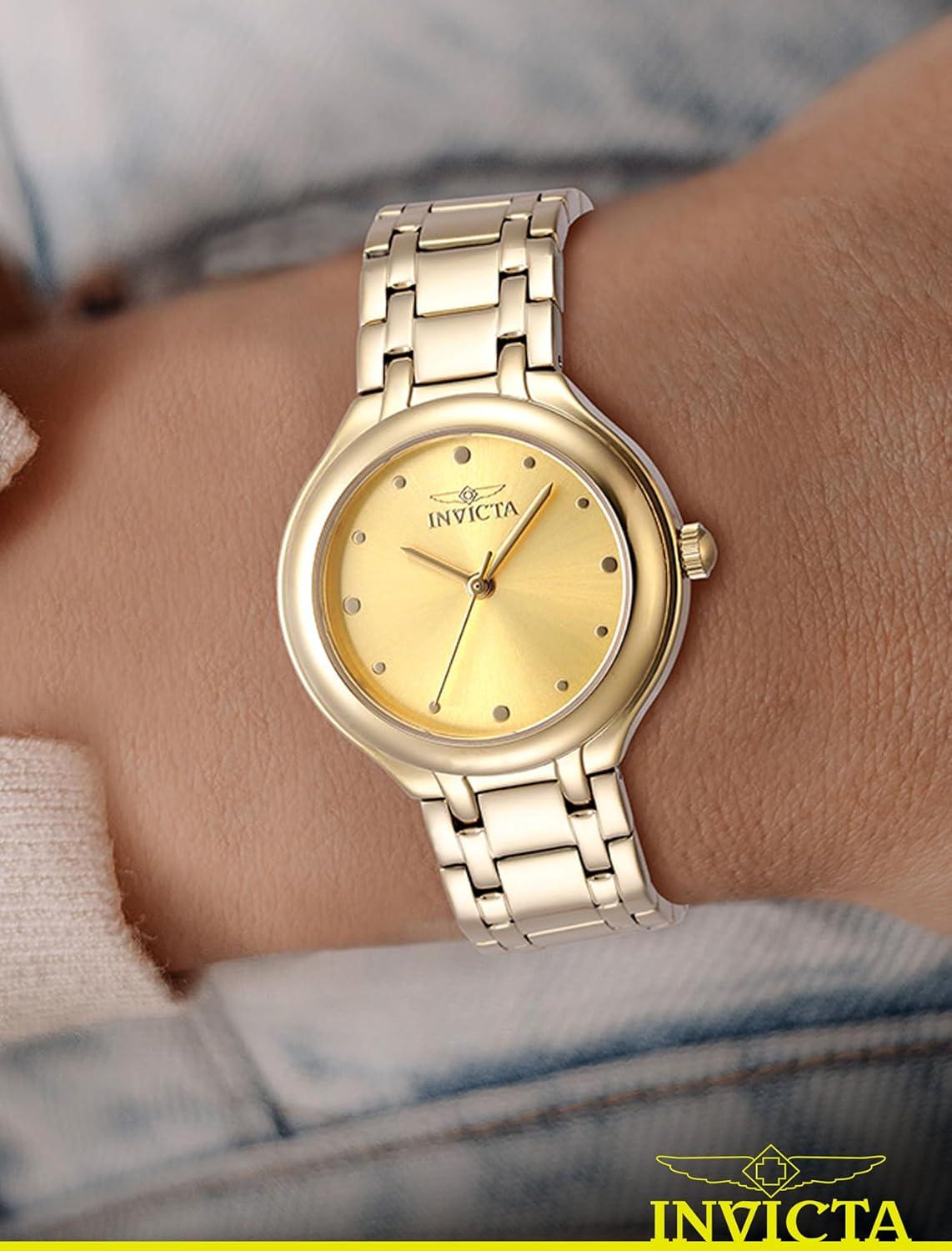 image:imageInvicta Wildflower Lady 32mm Stainless Steel SteelGold