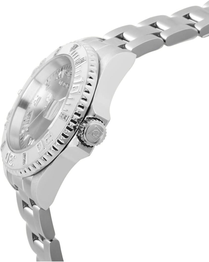 image:imageInvicta Womens 12819 Pro Diver Silver Dial Diamond Accented Watch