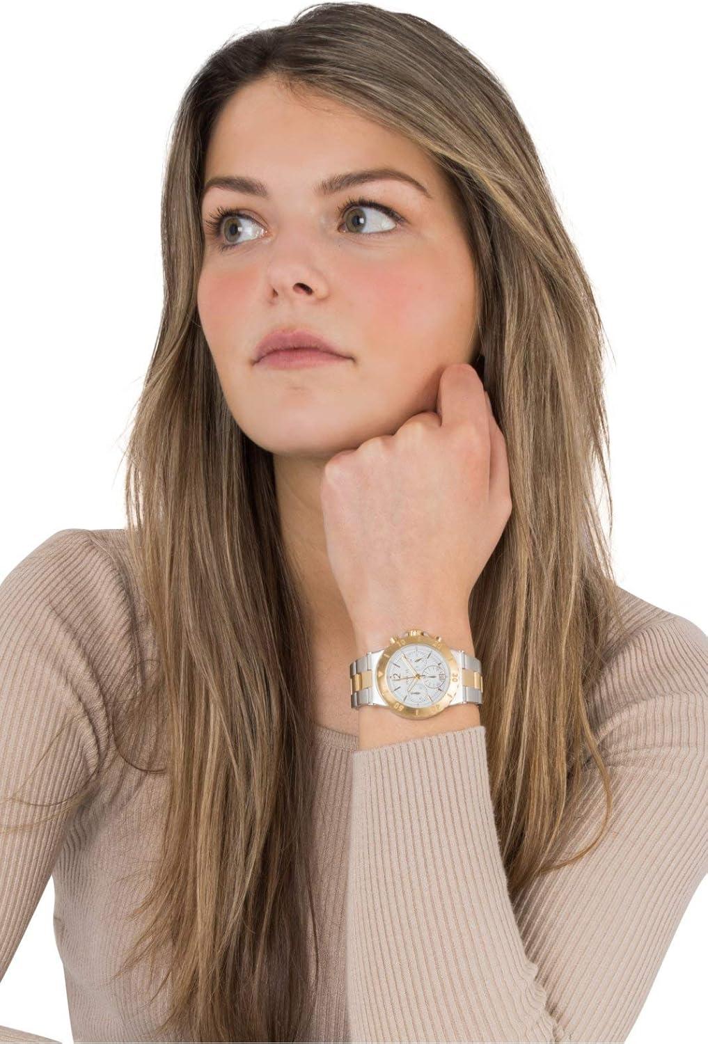 image:imageInvicta Womens 14855 Specialty Chronograph White Dial TwoTone Watch