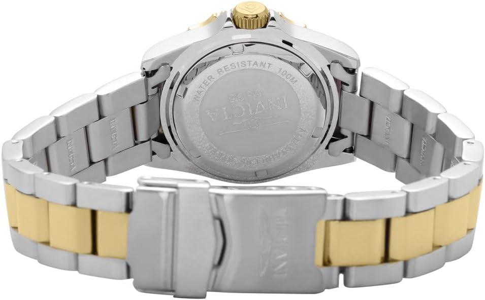image:imageInvicta Womens 6895 ProDiver Stainless Steel 18k Yellow Gold Plating and MotherofPearl Bracelet Watch