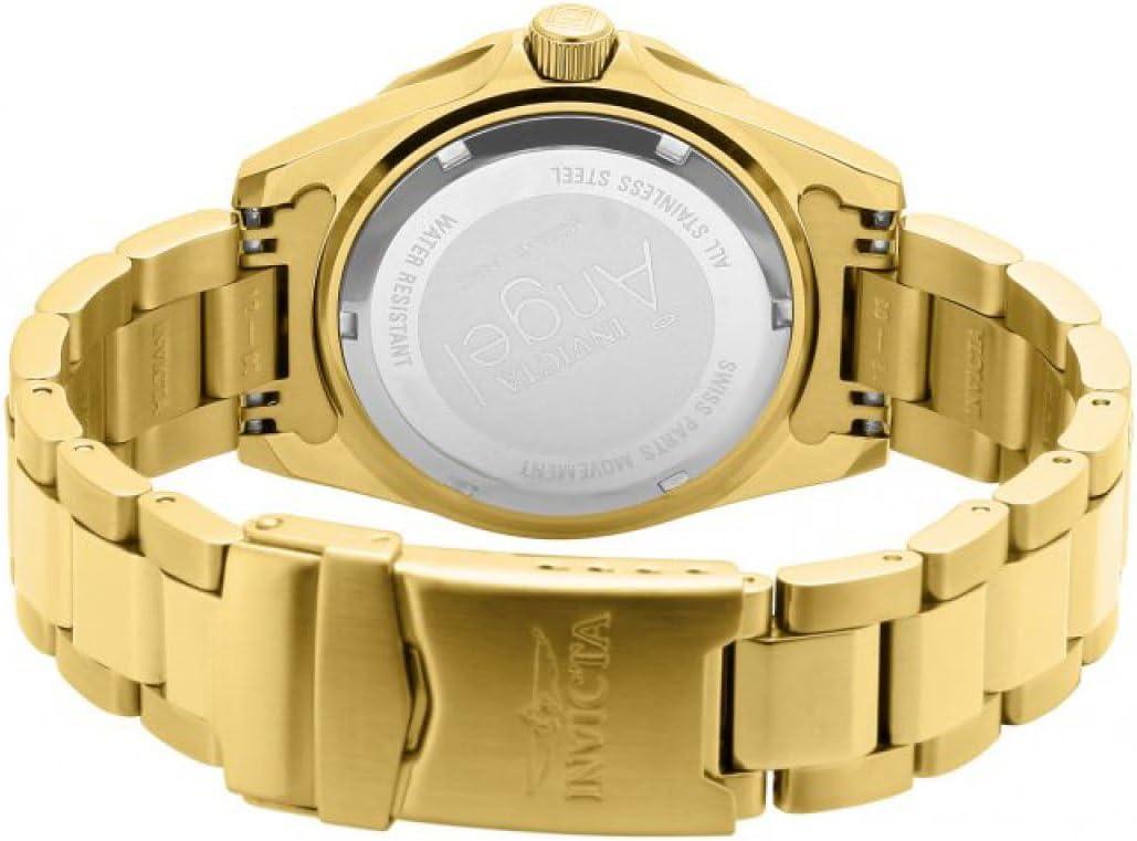 image:imageInvicta Womens Angel Analog Display Quartz Watch StainlessSteel Strap GoldSilver 18 Model 14396 14397GoldTone