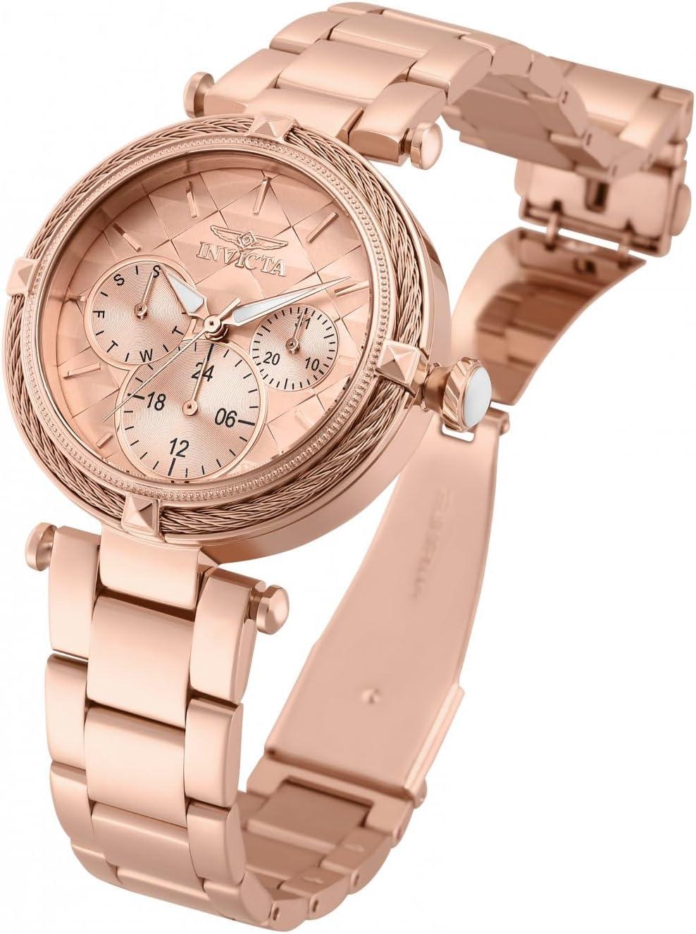 image:imageInvicta Womens Bolt Stainless Steel Quartz StainlessSteel Strap Gold 18 Casual Watch28961