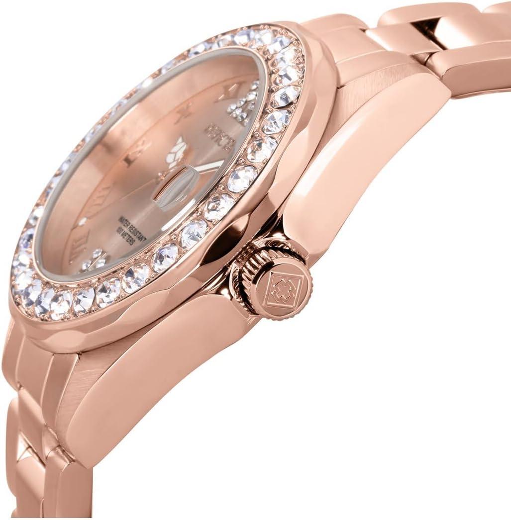 image:imageInvicta Womens Pro Diver Crystal Accented 18k IonPlated Stainless Steel WatchRose Gold