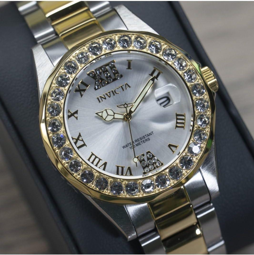 image:imageInvicta Womens Pro Diver Quartz Watch with StainlessSteel Strap Two Tone 067 Model 20215