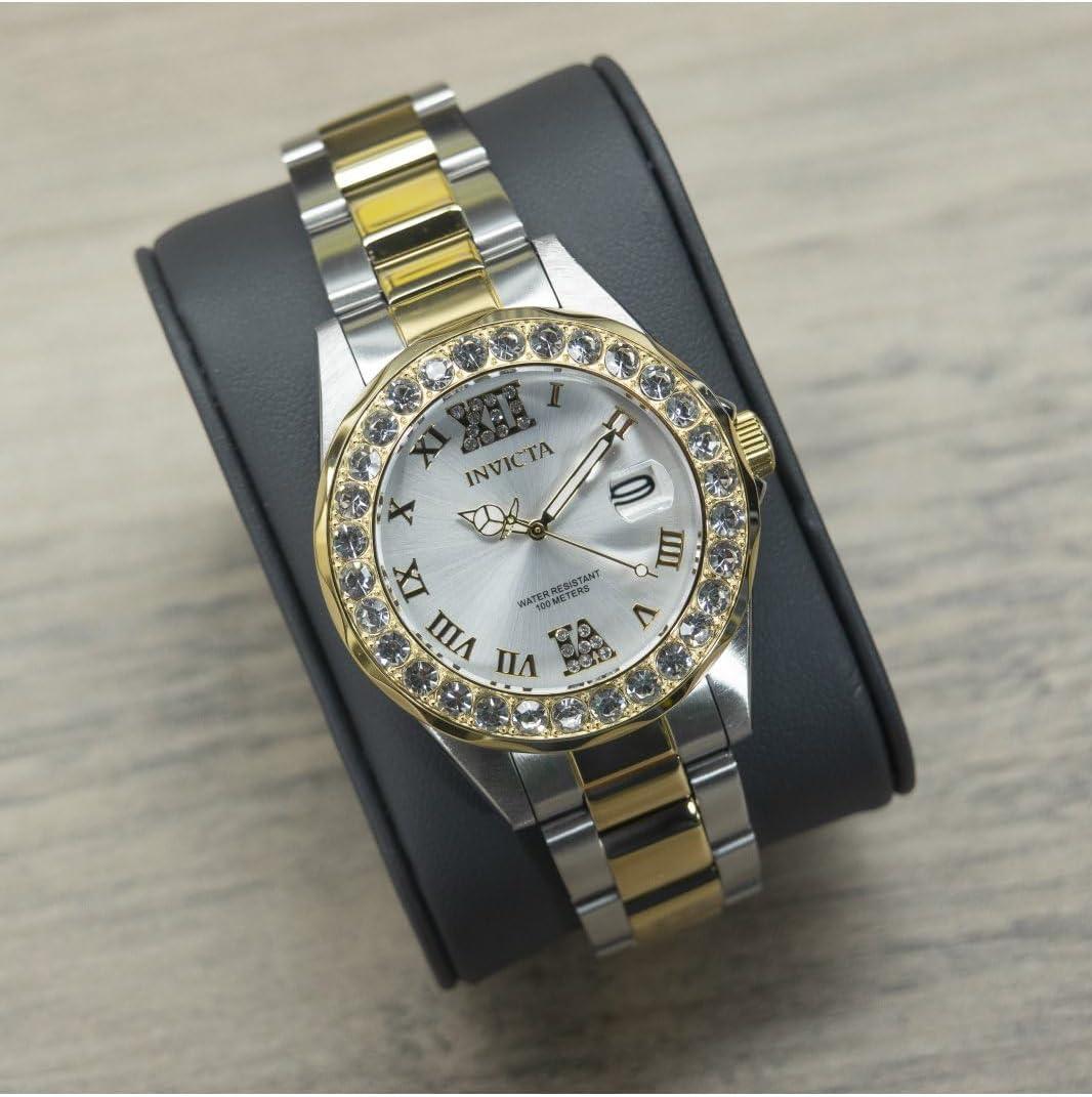 image:imageInvicta Womens Pro Diver Quartz Watch with StainlessSteel Strap Two Tone 067 Model 20215