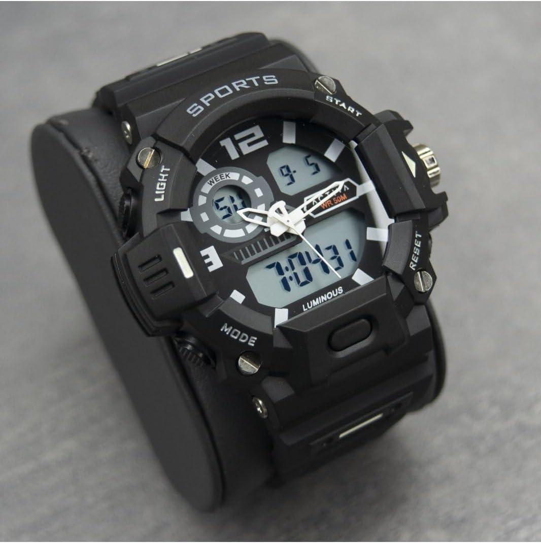 image:imageShock Resistant Watch Black Band with Grey dial