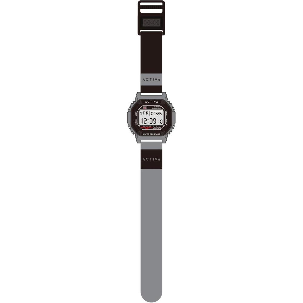 image:imageACTIVA x INVICTA DIGITAL ESSENTIALS Unisex 445mm ABS Black Grey Not Applicable dial Electronic Digital
