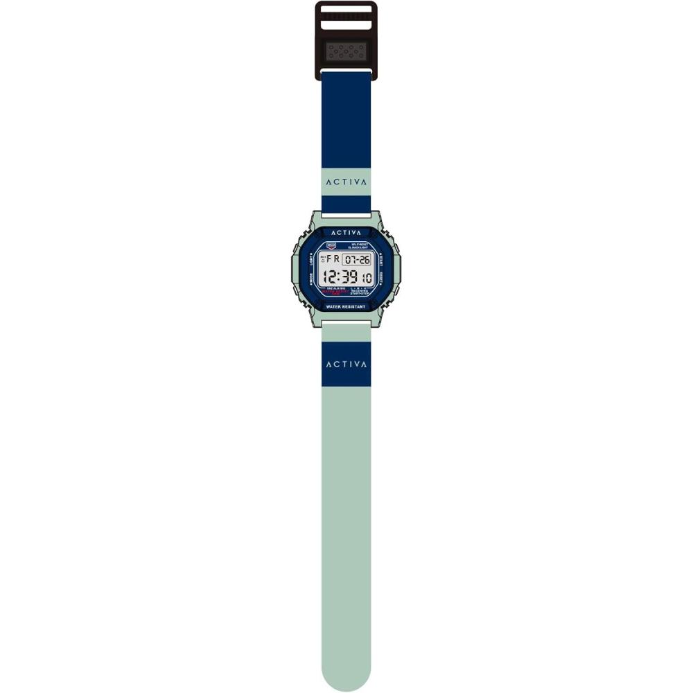 image:imageACTIVA x INVICTA DIGITAL ESSENTIALS Unisex 445mm ABS Blue Light Green Not Applicable dial Electronic Digital