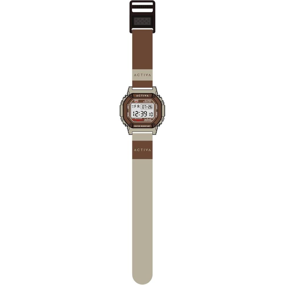 image:imageACTIVA x INVICTA DIGITAL ESSENTIALS Unisex 445mm ABS Brown Tan Not Applicable dial Electronic Digital