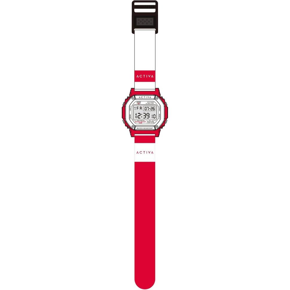 image:imageACTIVA x INVICTA DIGITAL ESSENTIALS Unisex 445mm ABS Red White Not Applicable dial Electronic Digital