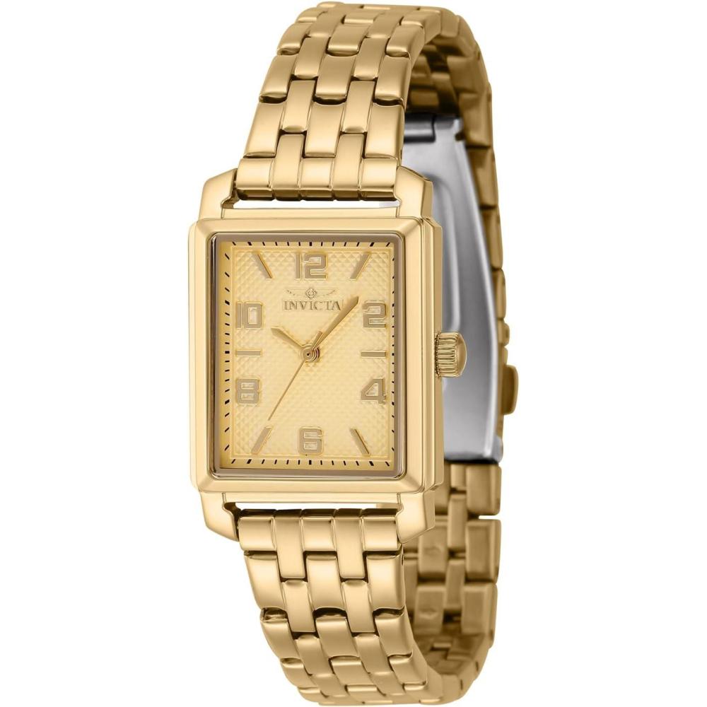 image:imageInvicta Ladys Vintage 245mm Stainless Steel Quartz Watch Gold Model 46665