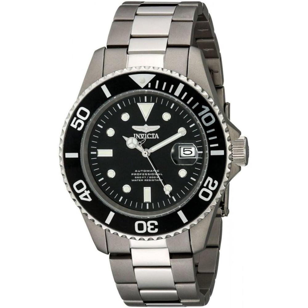 image:imageInvicta Mens 0420 Pro Diver Automatic Black Dial Titanium Watch