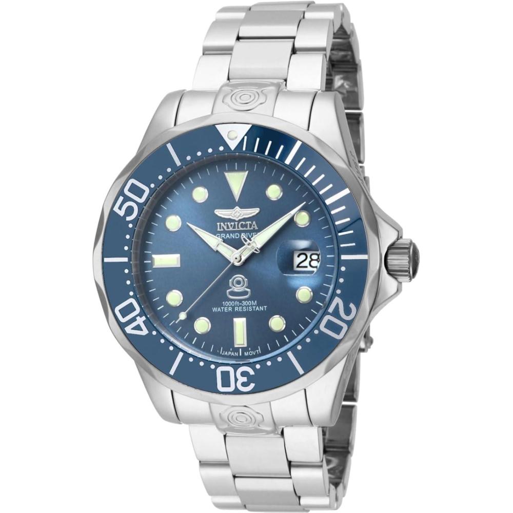image:imageInvicta Mens 16036 Pro Diver Analog Display Automatic Self Wind Silver Watch