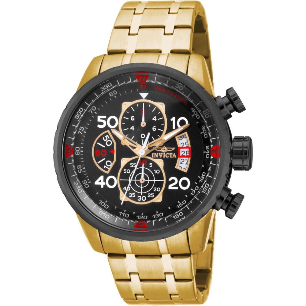 image:imageInvicta Mens 17206 AVIATOR Stainless Steel Casual Watch