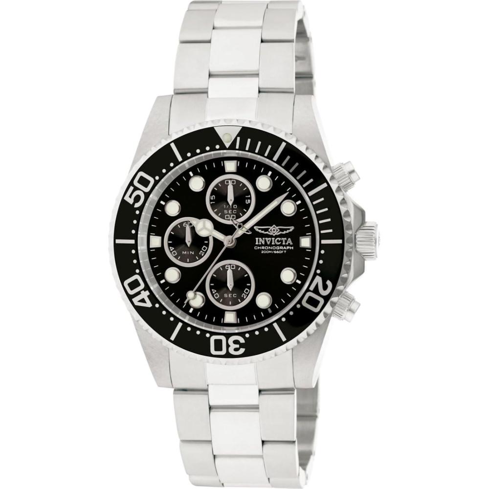 image:imageInvicta Mens 1768 Pro Diver Collection Stainless Steel Watch with Black Dial1768