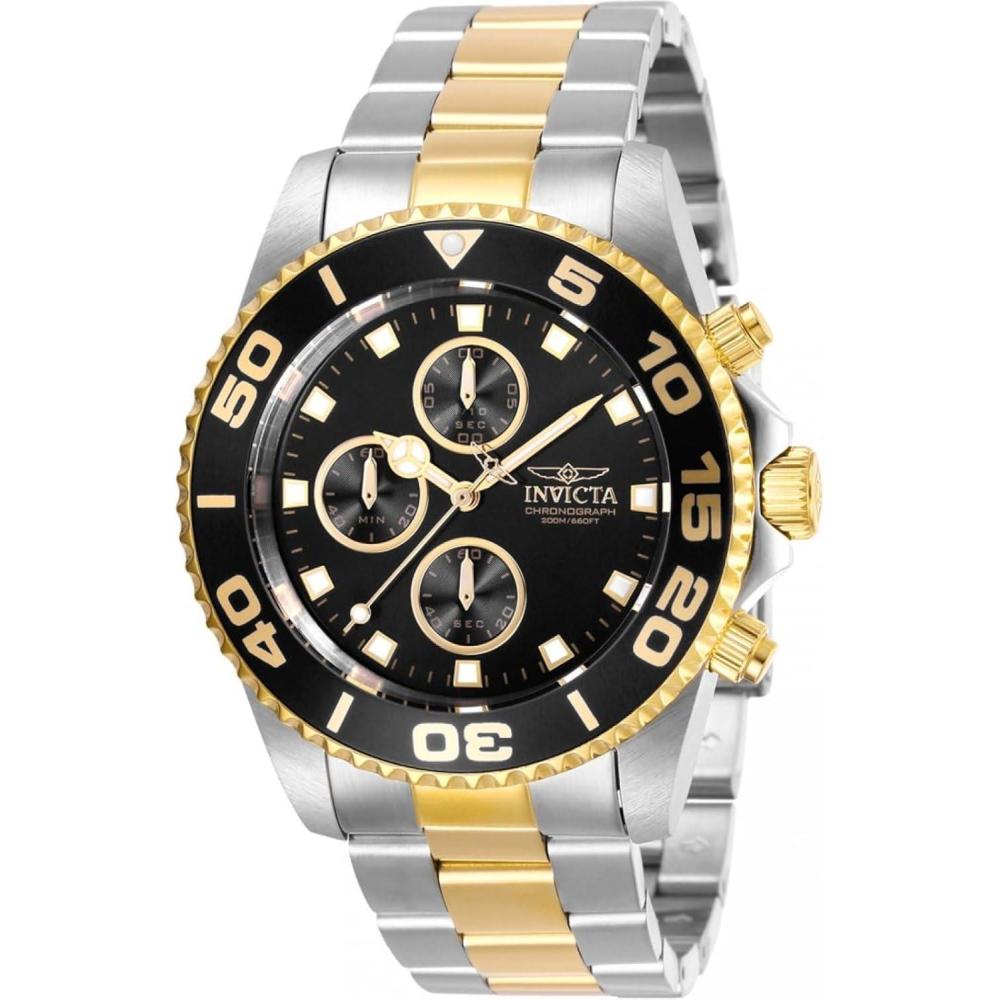 image:imageInvicta Mens 1768 Pro Diver Collection Stainless Steel Watch with Black Dial28691