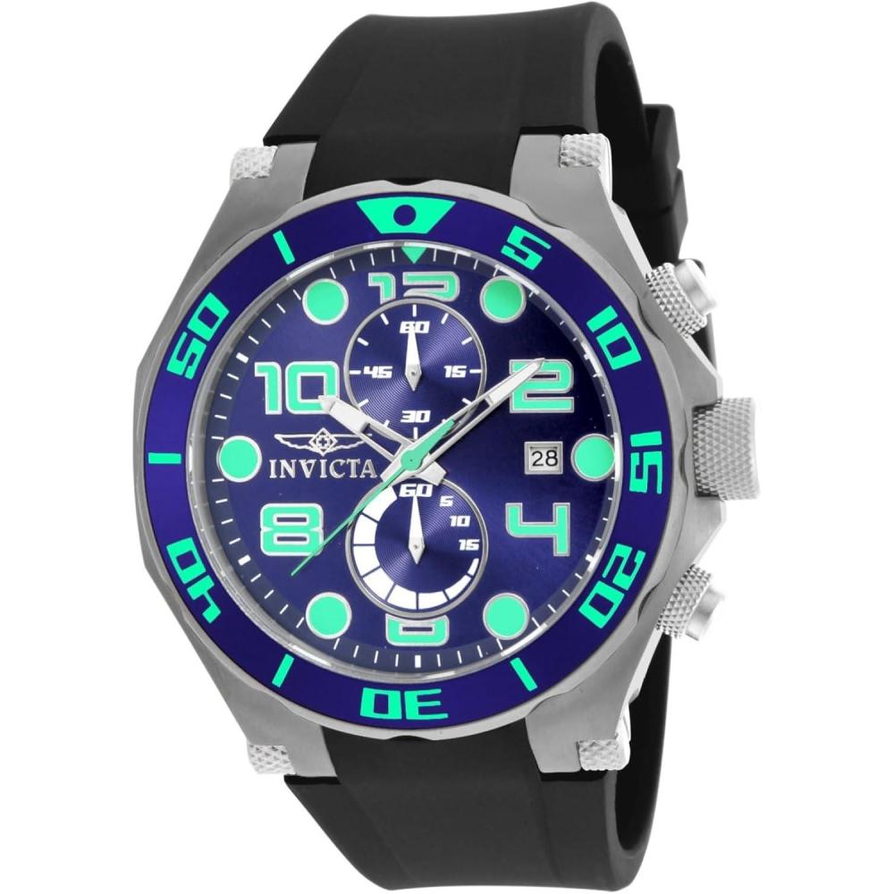 image:imageInvicta Mens 17813 Pro Diver Analog Display Japanese Quartz Black Watch